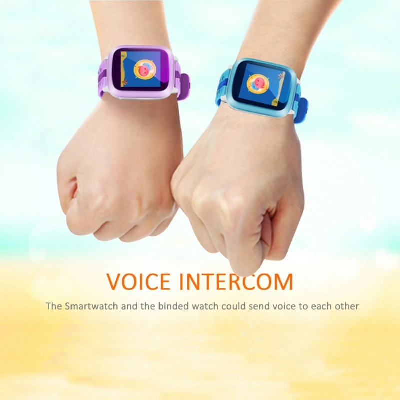  Kinder Smart Uhr Kinder Monitor Sicher Telefon Uhren GPS + WiFi + SOS Anruf Location Tracker Anti V