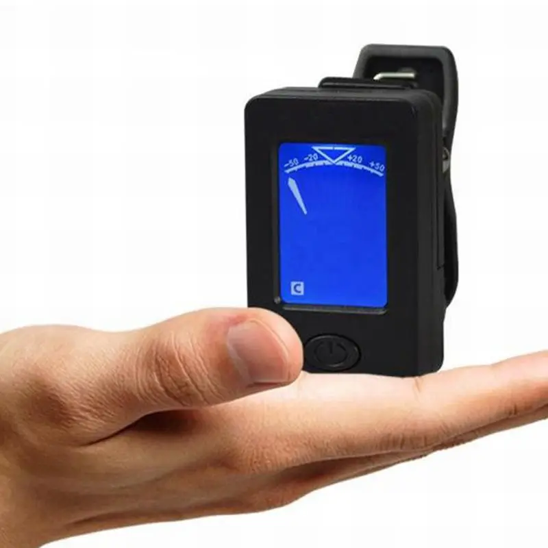 Digital Clip-on Electric Guitar Tuner Foldable Rotating Clip Ukulele Bass Guitar Parts & Accessories suit for guitar
