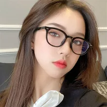 

2022 Women Eyepiece Female Anti Blue Light Glasses Unisex Eyewear Ladies Eyeglasses Men Clear Lens