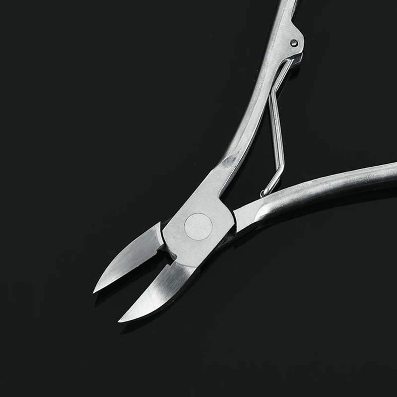 1Pc Black Silver Clipper Sharp Scissor Dead Skin Remover Manicure Nail Art Tool Nail Tools Stainless Steel Nipper