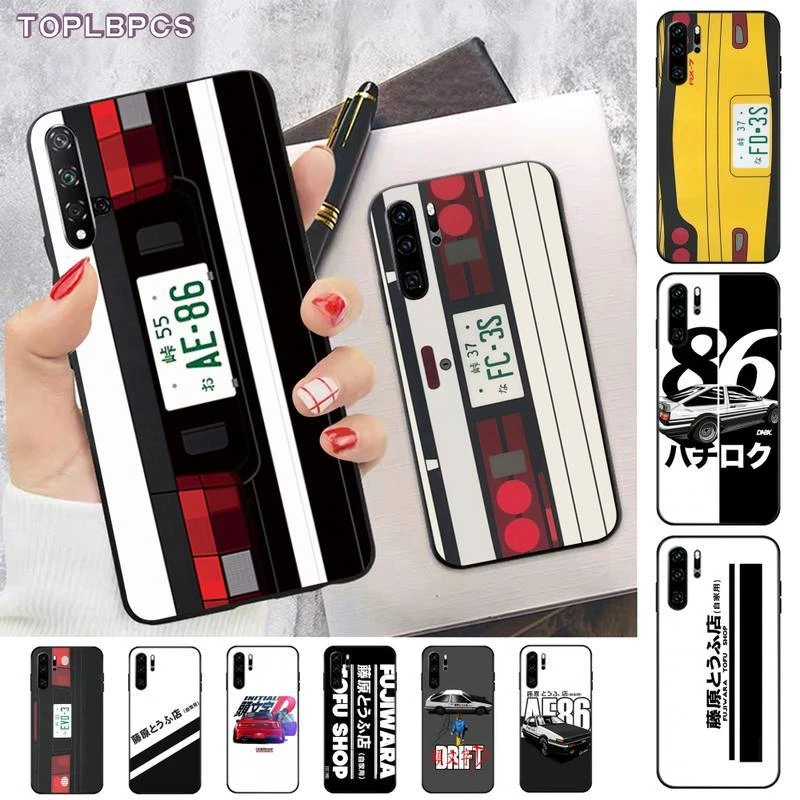 Toplbpcs Japan Anime Initial D Car Taillight Customer Phone Case For Huawei P 6 7 8 9 10 30 40 Pro Plus Lite P9 Lite 16 Phone Case Covers Aliexpress