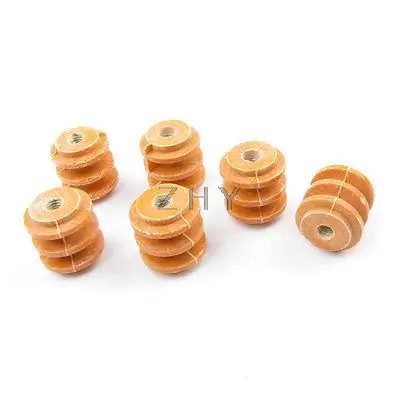 

6PCS 1" Height 6mm Thread 660V Water Resistance Busbar Insulator