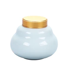 Банка для чая герметичный резервуар для хранения керамические чайные добавки для Tieguanyin Pu'er держатель чайная посуда кофейные бобы бутылка фарфор