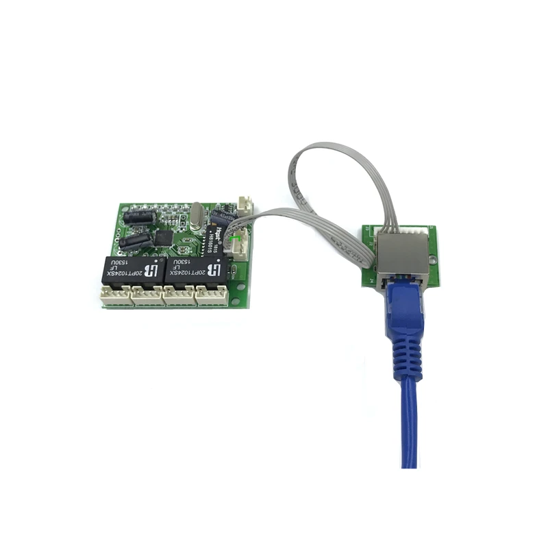 Мини PBCswitch модуль управления воспроизведением OEM модуль Mini Размер 3/4/5 Порты 10/100 Мбит/с сетевые коммутаторы печатной платы мини-модуль коммутатора ethernet - Цвет: 4Transfer module
