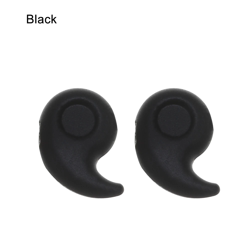 1Pair New Silicone Glasses Ear Hooks Glasses Holder Soft Anti Slip Fixed Leg Grip Temple Tip Outdoor Sports Eyewear Accessories - Цвет: black 1