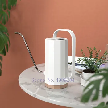 

Creative Plastic Watering Can Home Water Flowers Hydroponics Modern Home Outdoor Garden Geometric Stainless Steel Garden Tools