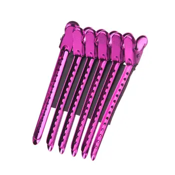 Kaufen 12 Teile/satz Metall Ente Mund Haar Clips Friseur Salon Schellen Styling Werkzeuge