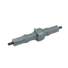 WPL – assemblage de l'essieu arrière avec différentiel, pièces de Modification de mise à niveau en métal, modèle 1/10 D12 1/16 1/16 B14 B16 C14 RC