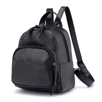 

Summer new Korean ladies backpack female fashion casual large capacity mini backpack ins Harajuku solid casual female backpack