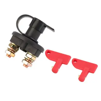 

12V 24V Red Key Cut Off Battery Main Kill Switch Vehicle Car Modified Isolator Disconnector Car Power Switch for Auto truck boat