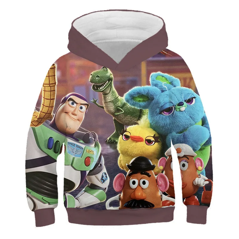 Новинка года; детская толстовка с объемным рисунком из мультфильма «Toy Story 4 Woody»; симпатичное худи с 3D принтом для мальчиков и девочек; детская одежда с героями мультфильмов; Толстовка - Цвет: TNT-779