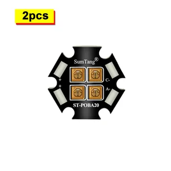 

2Pcs/Lot UVC LED Lamp Beads UV Module 265-285nm SMD3535 Chip LED Deep Violet Ultraviolet Lights UVA UVC 2W / 4W