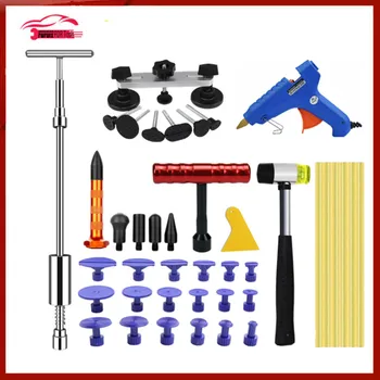 

PDR TOOLS PAINTLESS DENT REMOVE TOOLS HAIL REMOVAL DENT PULLER LIFTER WITH PULLER GLUE GUN BODY REPAIR TAP FOR CAR BODY