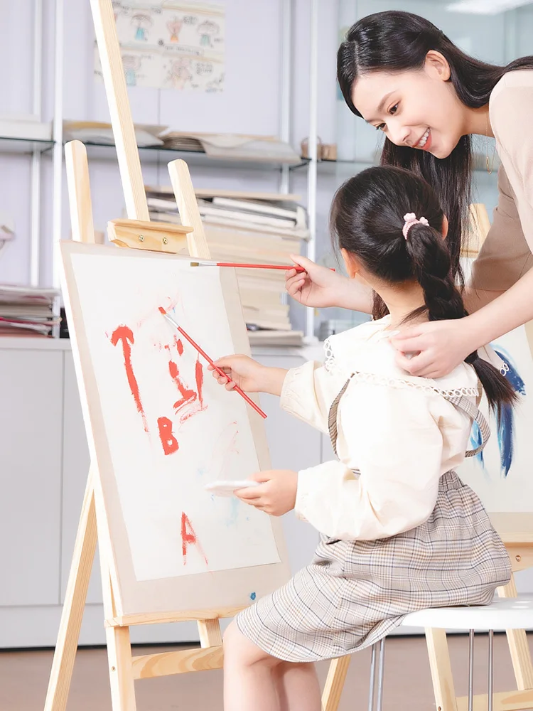 Portable Practical 8K Drawing Board Wooden Desk Table Sketchpad Sketch Easel For Students Adults Palette Painting Art Supplies