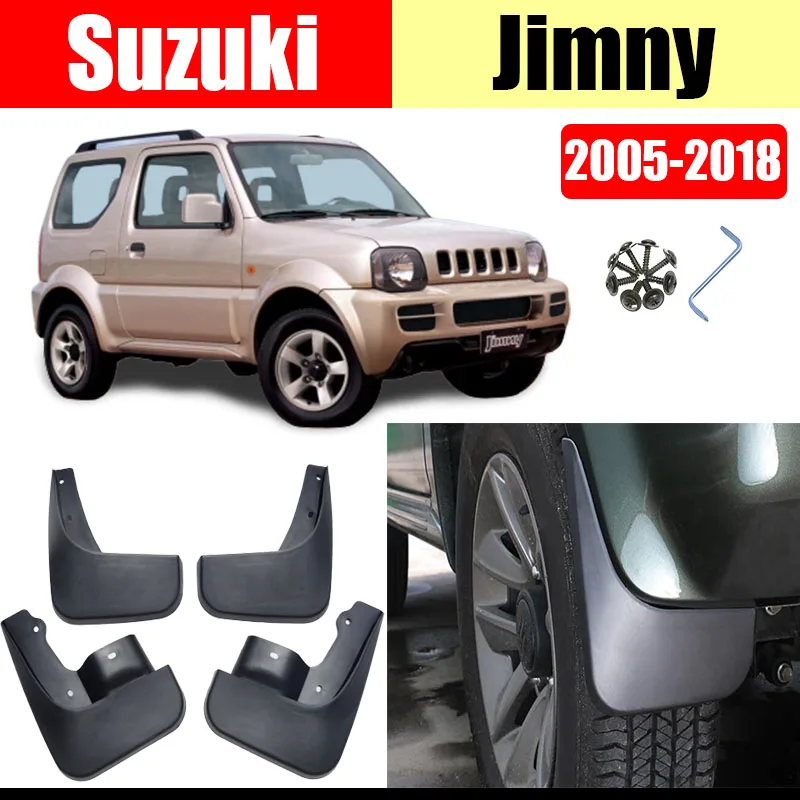 Брызговики для Suzuki jimny 2005-2018 годов брызговики от грязи Аксессуары автомобилей