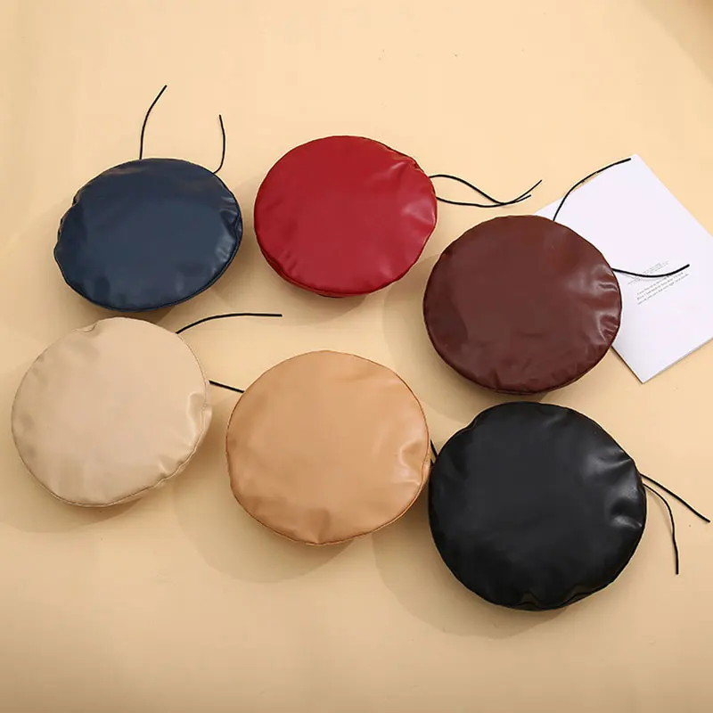

Women Girls Cap PU Leather Hat French Artist Beret Painter Autumn Winter Warm Beanie Soft Retro Classic Leather Beret Vintage