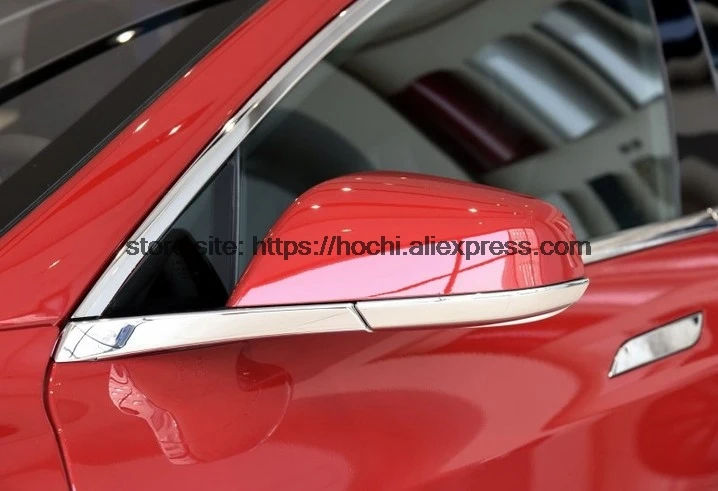 Honchi крышка зеркала из углеродного волокна для Tesla модель S 60 70 P85 P90D 4 Двери Седан зеркало заднего вида глянцевый черный
