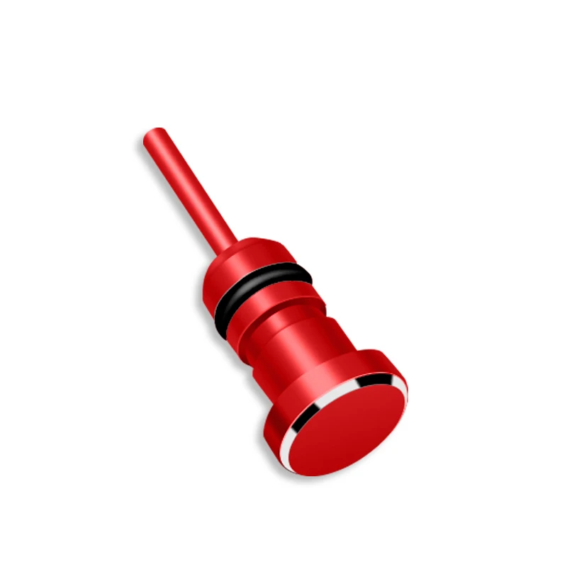 CatXaa наушники Пылезащитная заглушка 3,5 мм разъем AUX Интерфейс анти мобильный телефон карта извлечения Pin для Apple Iphone 5 6 Plus ПК ноутбук - Цвет: Red