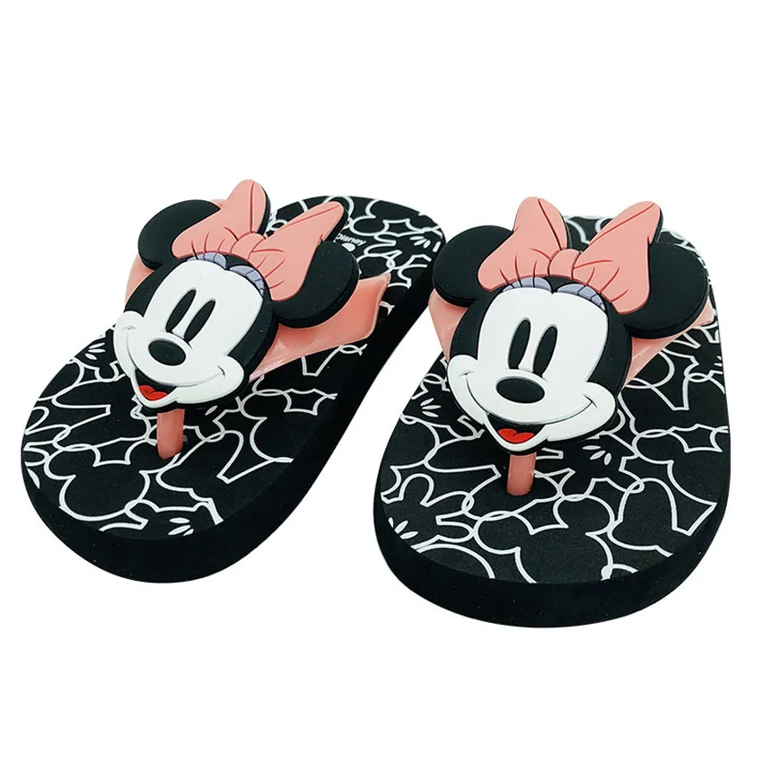 Children Boys Summer Cartoon Animal Mouse Cosplay Shoes Slippers Flip Flops Beach Kids Girls Flip Flops Anti-slip Rubber Shoes