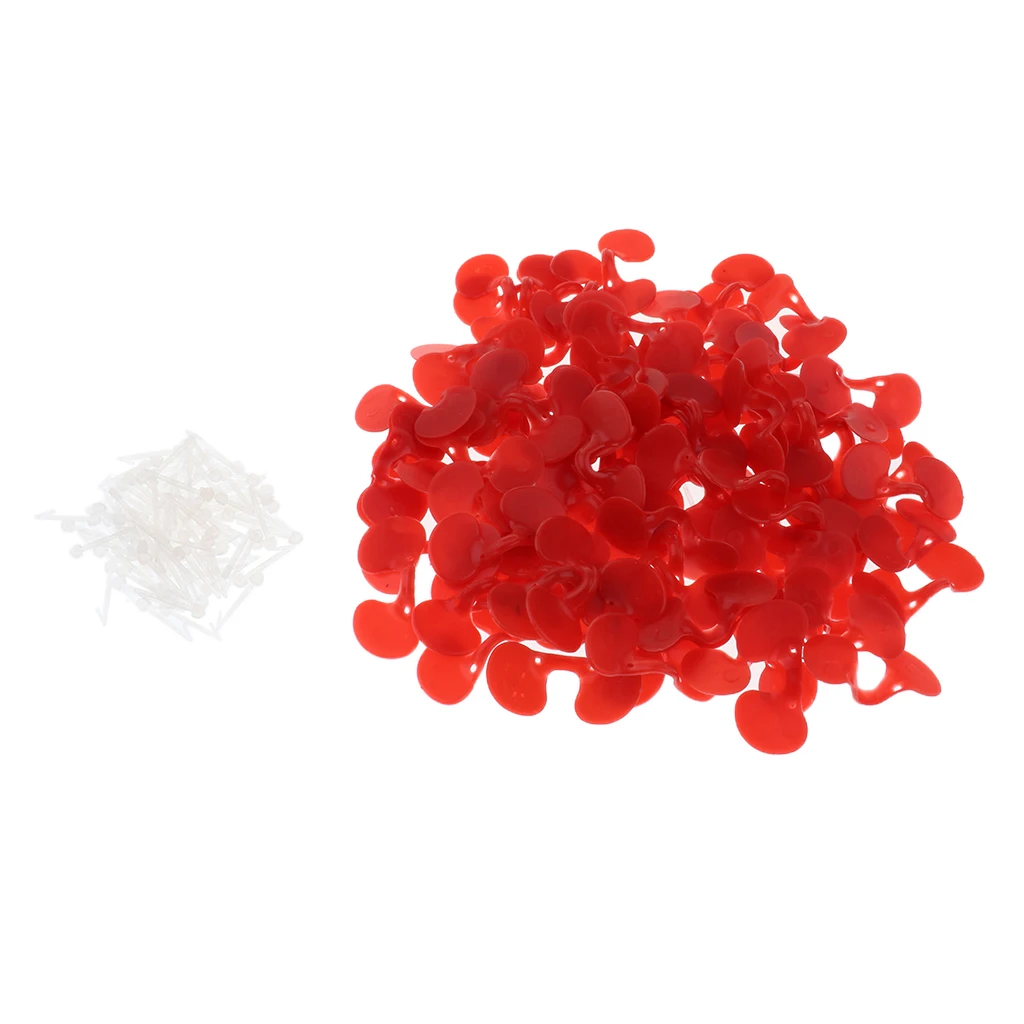 100 Pcs Chicken Pinless Peepers Poultry Glasses Blinders Anti-Pecking Tool