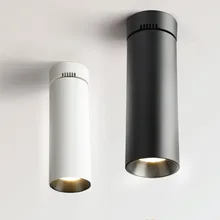 10PCS Surface Mounted Dimmable LED DownLight COB 5W 10W 15W 20W 30W LED Down Lights AC85-265V Shop Background Wall Spot light