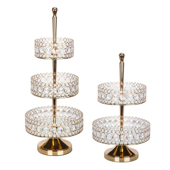 

wholesale 2&3 tiers Modern Cake Stands Round Cake Stand Cupcake Stands for Baby Shower, Wedding Birthday Party Celebration