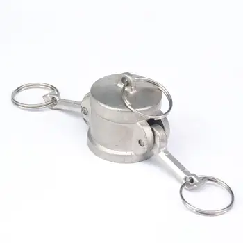 

3/4" 304 Stainless Steel Type DC Camlock Fitting Cam and Groove Adapter Dust Cap Stop Flow