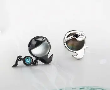 

S925 Silver Kamen Rider Ghost Japanese Earrings Yuurei Ear stud Eardrop Gift