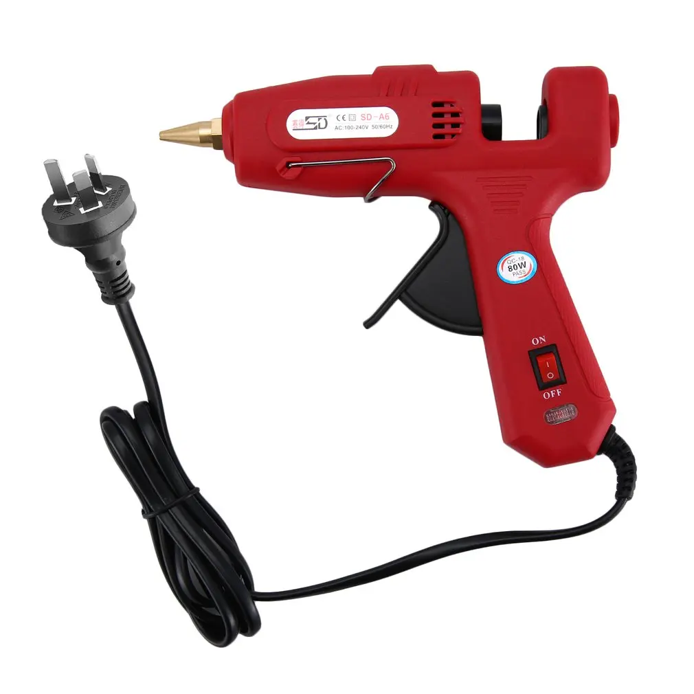 

SD SD-A6 80W Hot Melt Glue Gun Heat Guns for DIY Handwork Toy Repair Tools Electric Heat Temperature Glue Guns