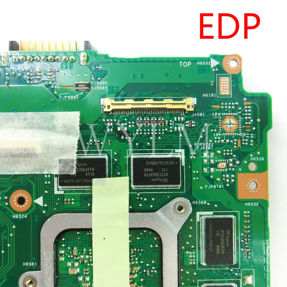 X550JK EDP MB._ 4G/I7-4710HQ/AS GTX850M/V2G для ASUS X550J X550JD X550JX W50J FX50J A550J K550J материнская плата для ноутбука тест