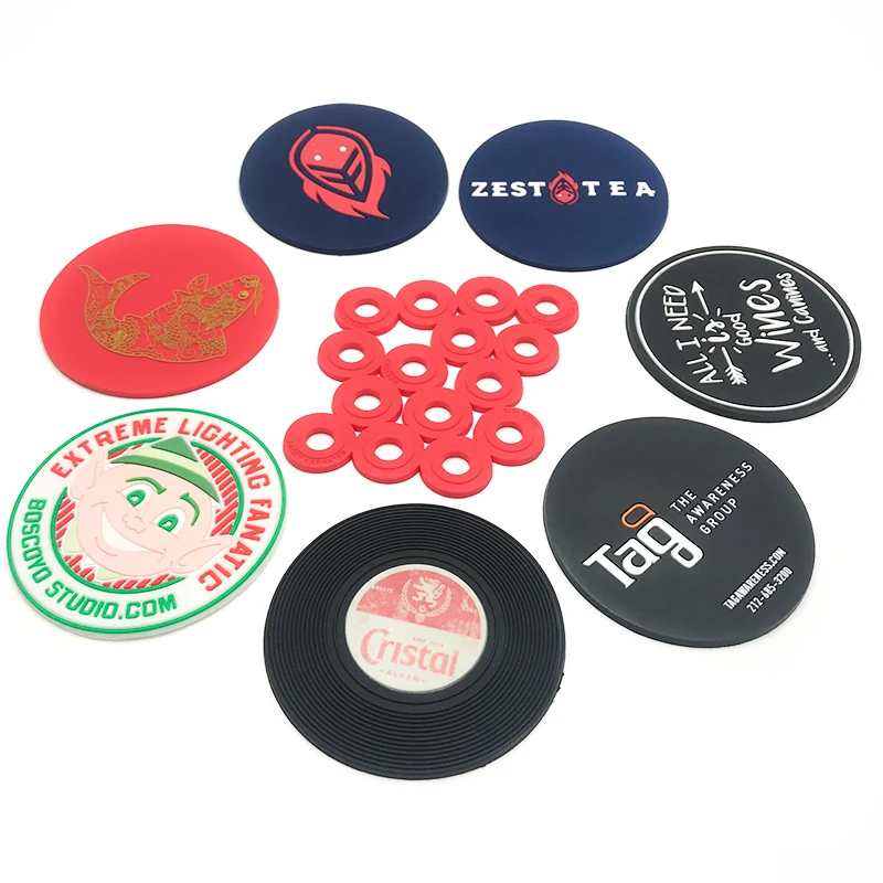 Promotional Drink Coasters Custom Rubber Coasters Custom Drink