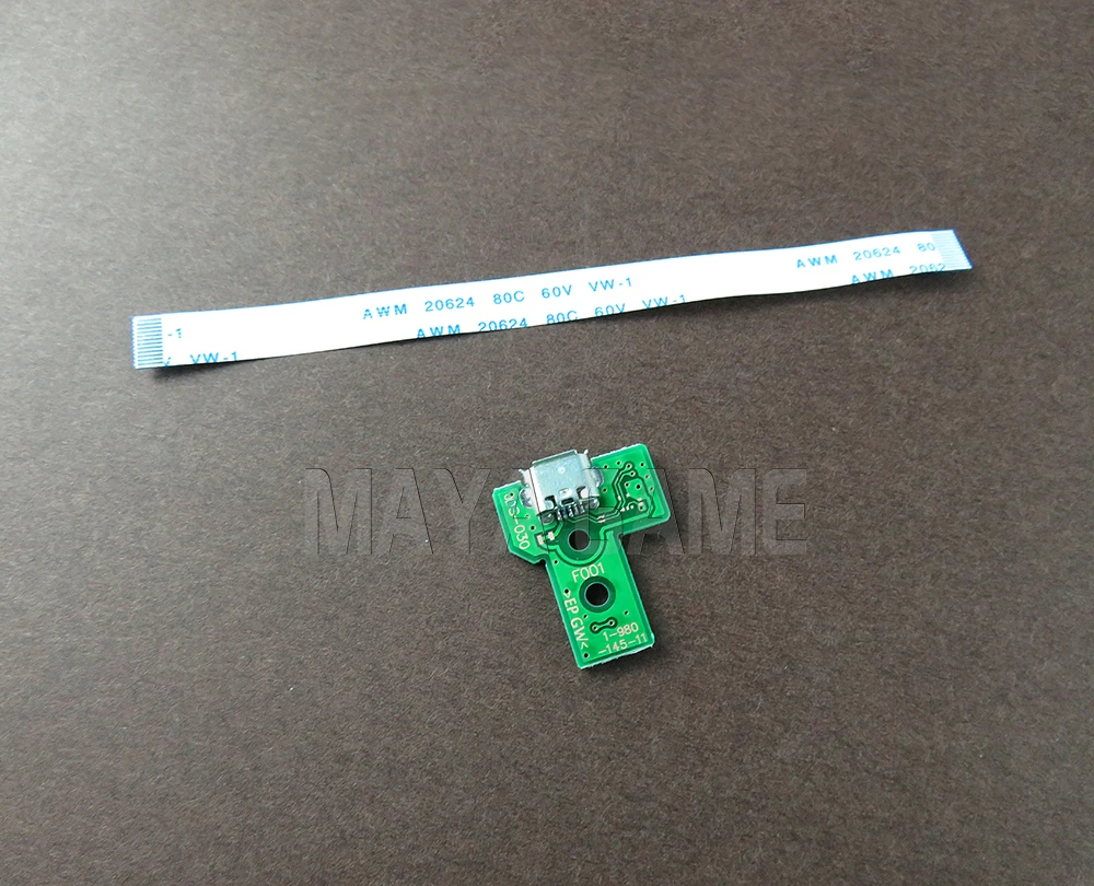 Зарядная Плата USB JDS 001 011 030 040 050 055 с ленточным кабелем для контроллера Playstation 4 PS4