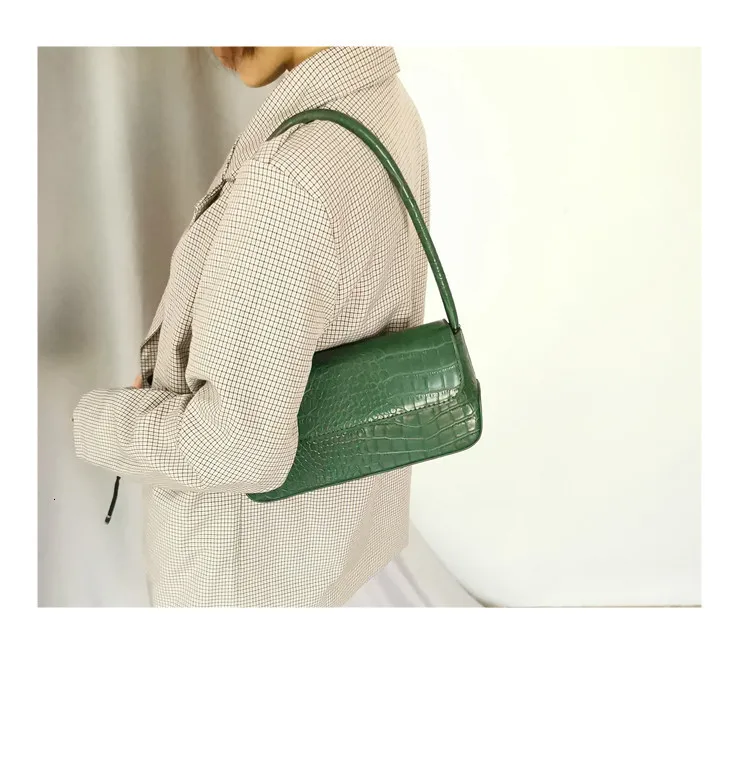 [BXX] Женская сумка на одно плечо универсальная сумка из крокодиловой кожи Роскошная брендовая дизайнерская сумка из искусственной кожи HI328