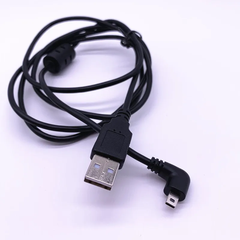 USB штекер к проводу 8-контактный левый Угловой 90 градусов кабель для передачи