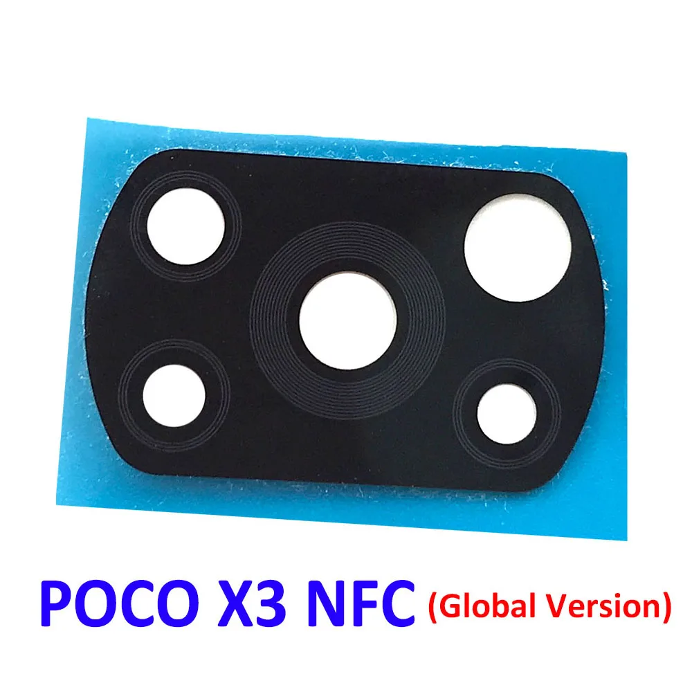 Rear Back Camera Glass Lens For Xiaomi Redmi Poco M3 F3 X3 NFC GT F2 F4 F5 X4 M4 Pro 4G 5G Pocophone F1 With Adhesive 2Pcs/Lot camera lens cover,phone camera lens