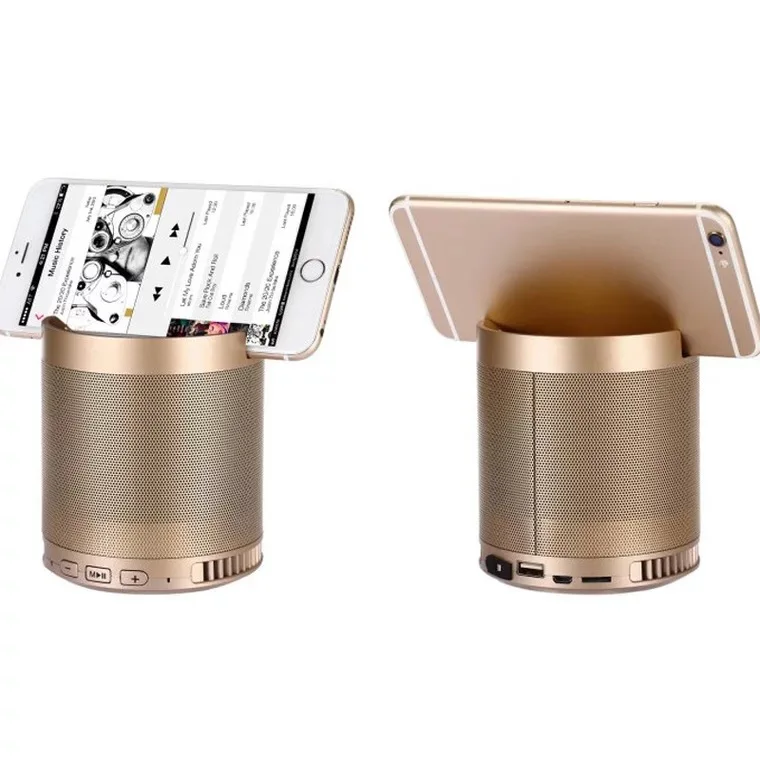 

Creative Outdoor Bluetooth speaker HFQ3 wireless portable mini speaker mobile phone bracket bass cannon plug-in sound