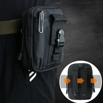 

WAR GROUND Outdoor Mini Molle Bag Military Men Waist Belt Bags Tactical Hunting Multi-functional Gear Travel Camping Phone Bag