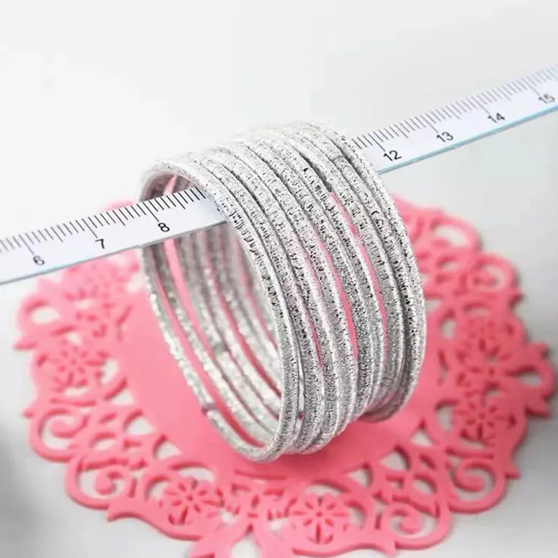 Porta Coda Di Cavallo Con Strass Di Crystal Avenue | Elastico Per Capelli Elastico Tonalit Argento Con Cristalli Scintillanti~p113931307 - Foto 7