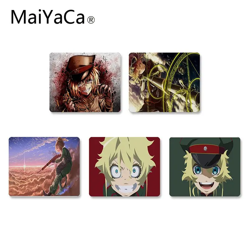 Коврик для мыши девочек MaiYaCa Youjo Senki Tanya Von degurepaff коврик игровой Противоскользящий