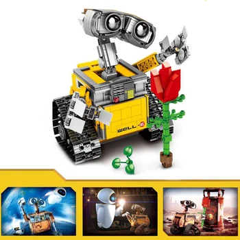 

MOC Idea Robot WALL E SET Self-Locking Building Bricks Blocks Compatible Technic Creator educational toys for kid Birthday Gifts