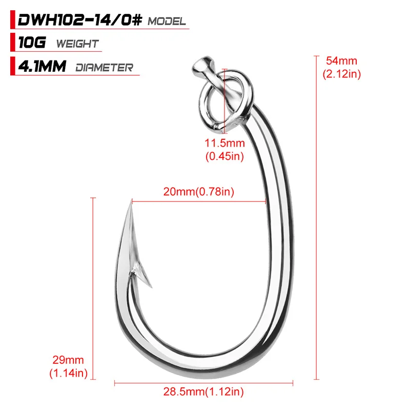 

Sea Fishing Hooks Gear Catcher Boat Outdoor Tackle Tool 5pcs Lures Holder