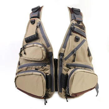 

Gear Vest Fly Fishing Adjustable Breathable Waistcoat Multi functional