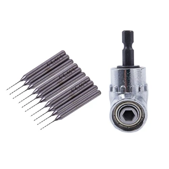 

1Pcs 105 Degrees 1/4 Inch Extension Hex Drill Bit Adjustable Hex Bit Angle Driver Screwdriver Socket Holder Adaptor Tools & 1Pcs
