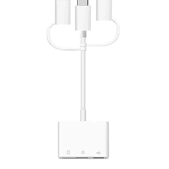 

3-in-1 SD TF USB Card Reader OTG Adapter USB-C Card Readers for Mobile Phone Camera NC99