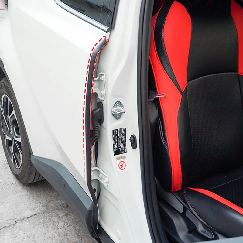 Уплотнение двери зазор полоса крышка для Toyota CHR 2018 боковая дверь звукоизоляция