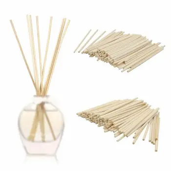 

100Pcs Natural Reed Fragrance Aroma Oil Diffuser Rattan Sticks Perfume volatiles For Home Decoration