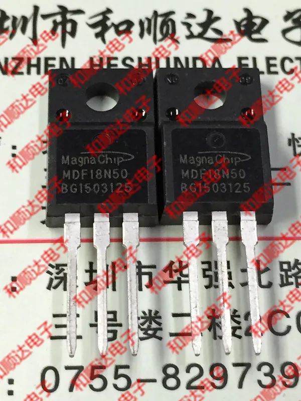/5 предметов в лоте, MDF18N50 TO-220F 500V 18A
