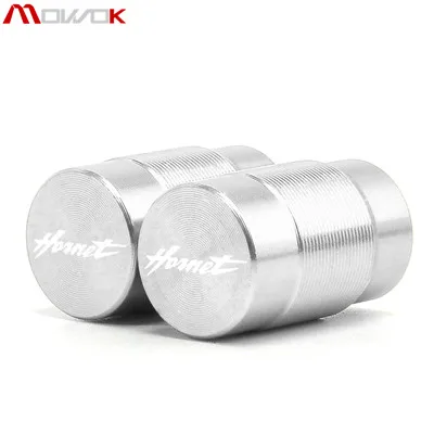 Silver For HONDA Hornet 900 600 CB919 CB 599 CB 600 CBR 600 F2.F3.F4.F4i Motorcycl Wheel Tire Valve Stem Caps CNC Airtight Covers - Цвет: Silver