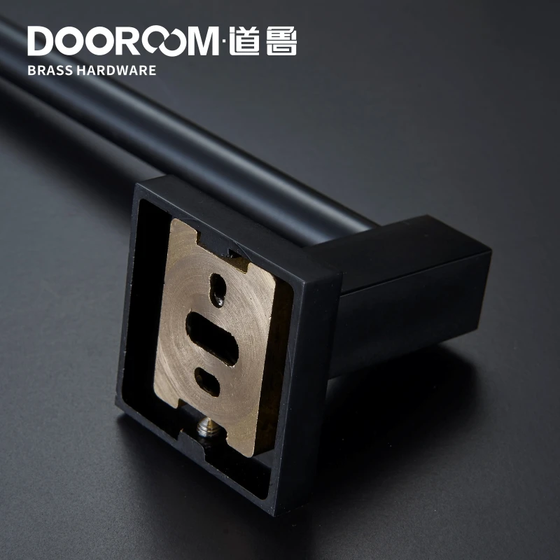 Dooroom латунные аксессуары для ванной комнаты Набор Черный Современные держатели колец для полотенец держатели туалетной бумаги крючки корзинки для мыла чашки