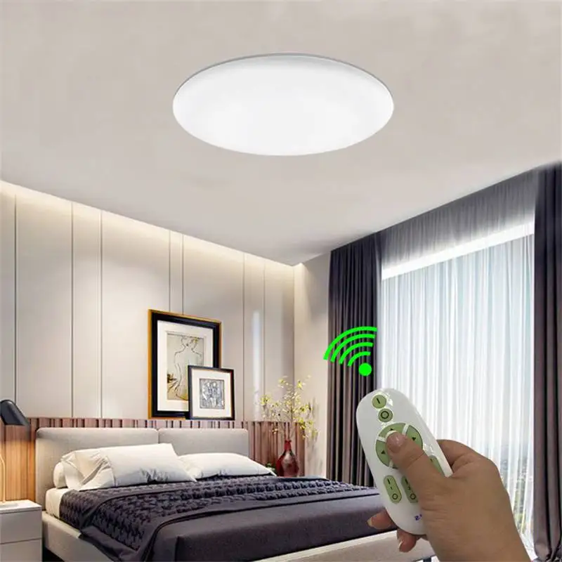 

Modern LED Ceiling Light Lamp Lighting Remote Control 3 color Dimmable 18W Living Room Bedroom Balcony AC90-265V